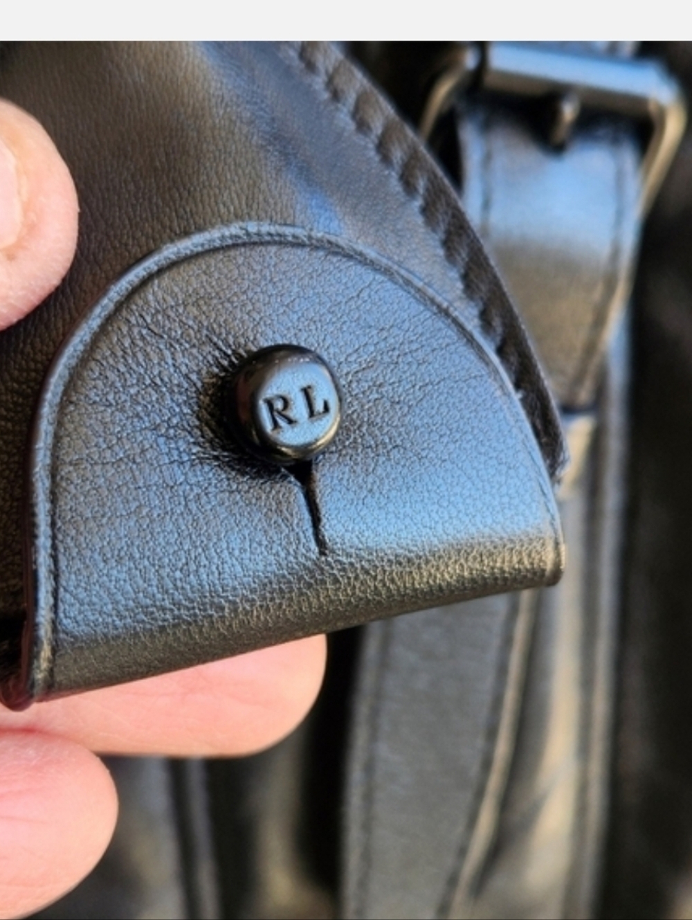Ralph Lauren Ricky QuiltedNappa Leather Top HandleBag- - Picture 7 of 12